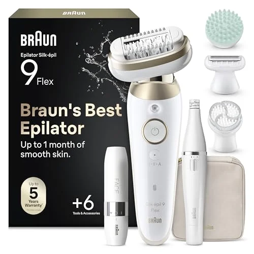 Braun Silk-epil 9 Flex Wet & Dry Epilator, Braun